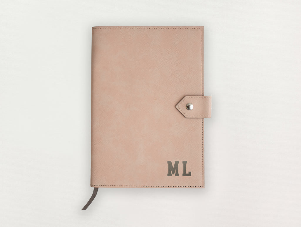 Custom Leather Journal - Initials