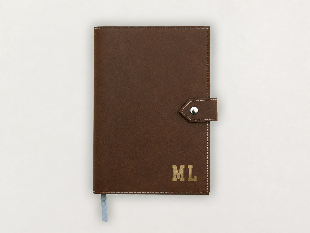 Custom Leather Journal - Initials