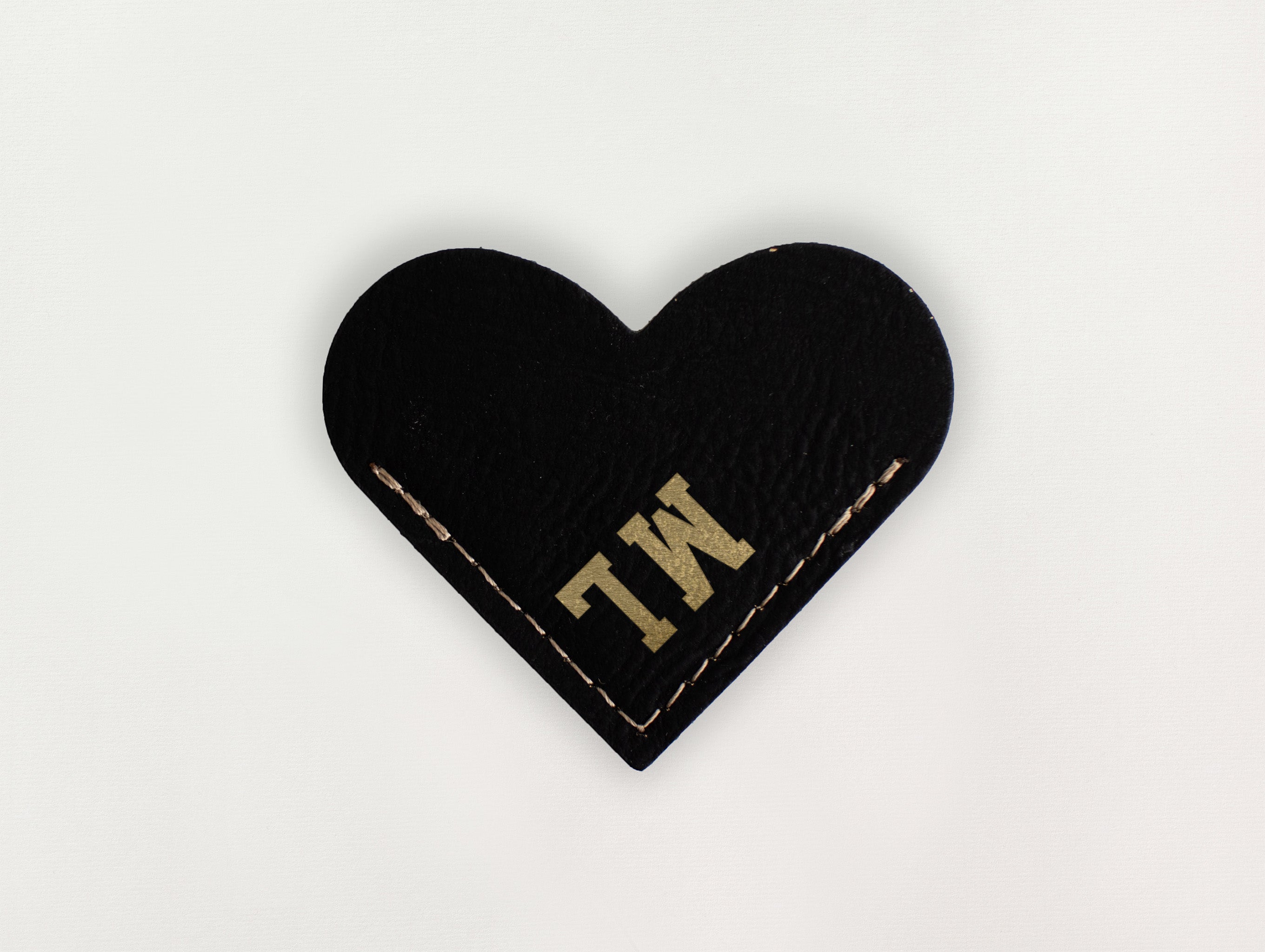 Heart Bookmark - Initials