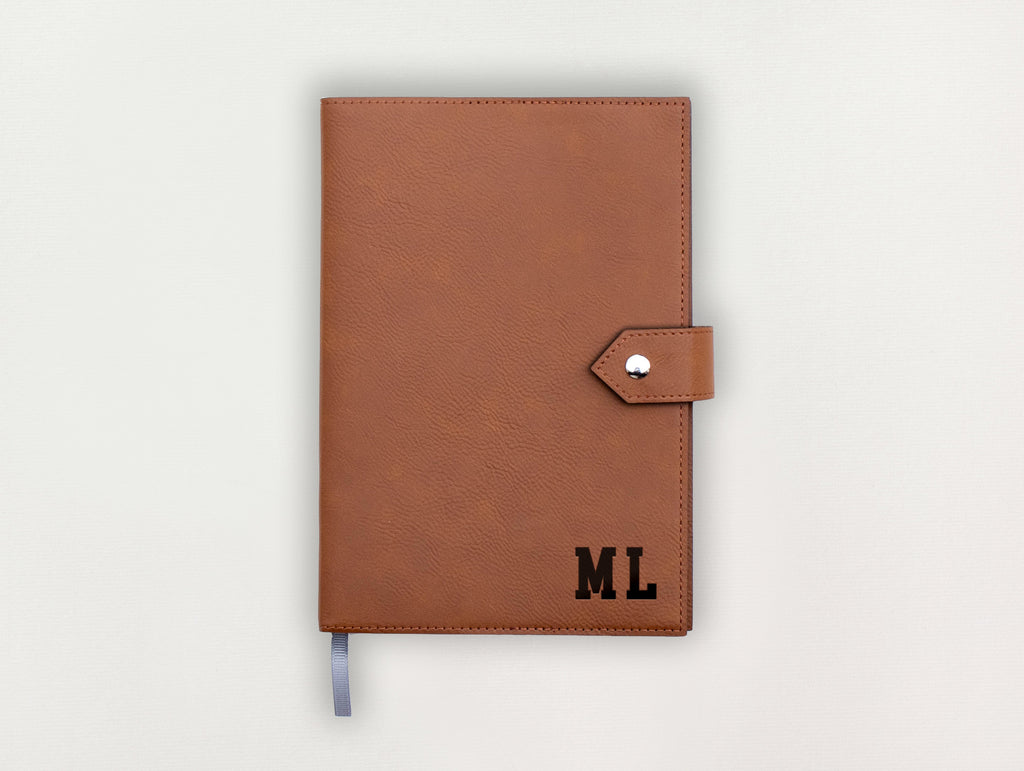 Custom Leather Journal - Initials