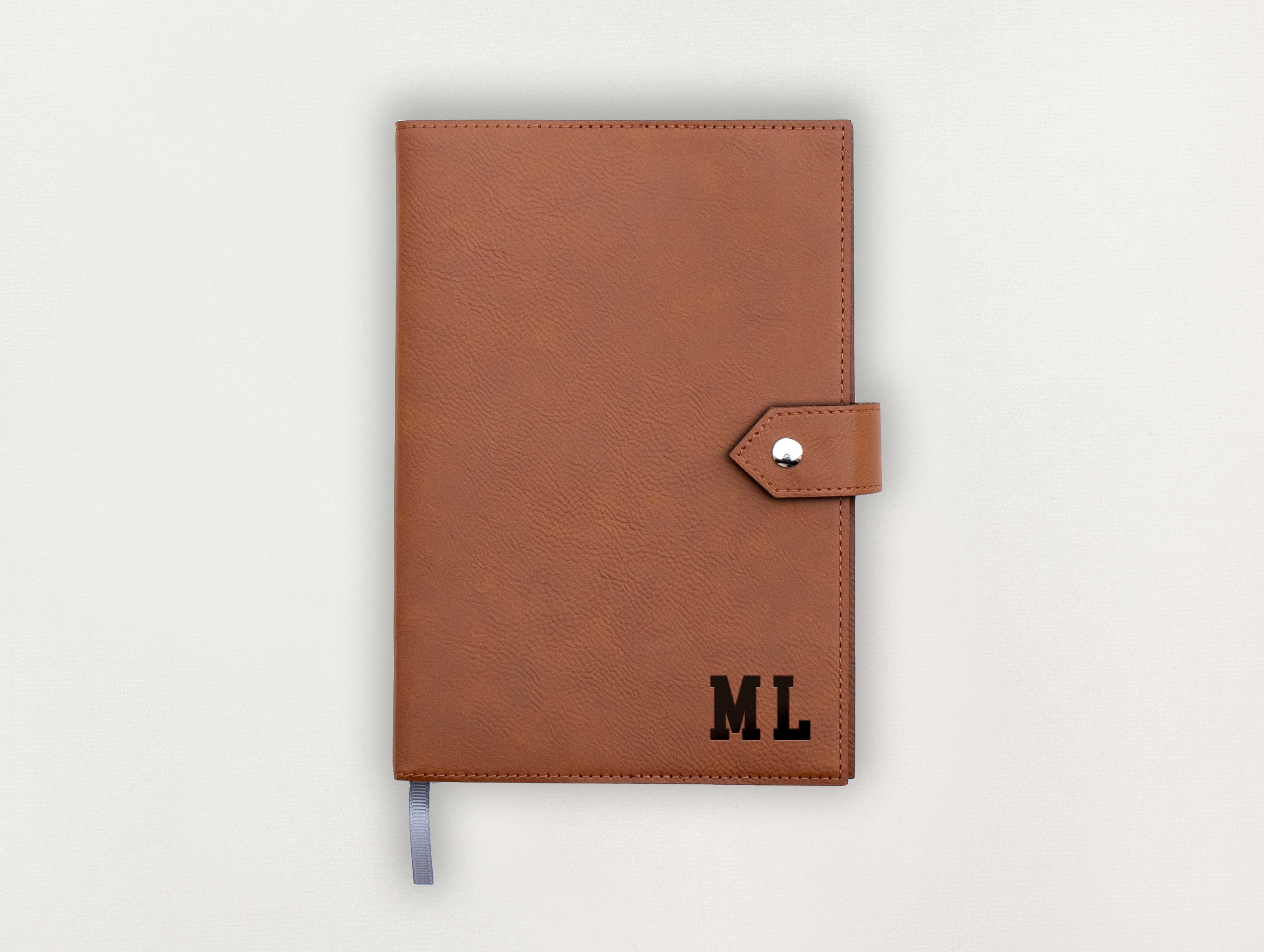 Custom Leather Journal - Initials