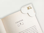 Heart Bookmark - Initials