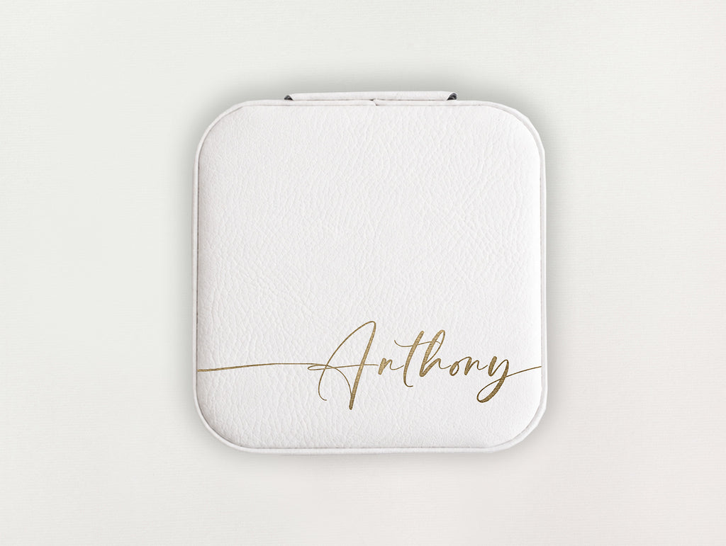 Custom Jewelry Box - Ink Calligraphy