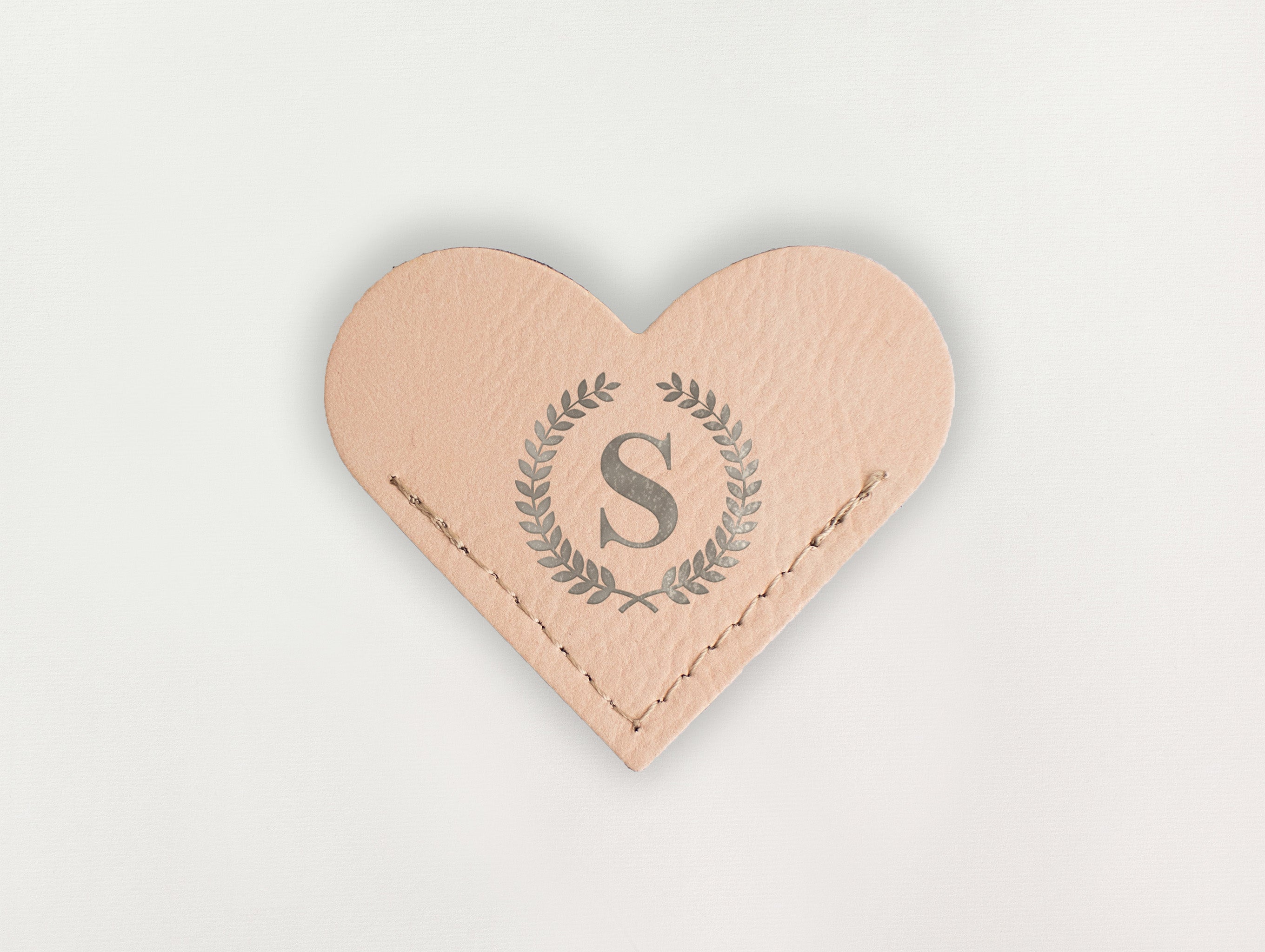 Heart Bookmark - Laurel Initial