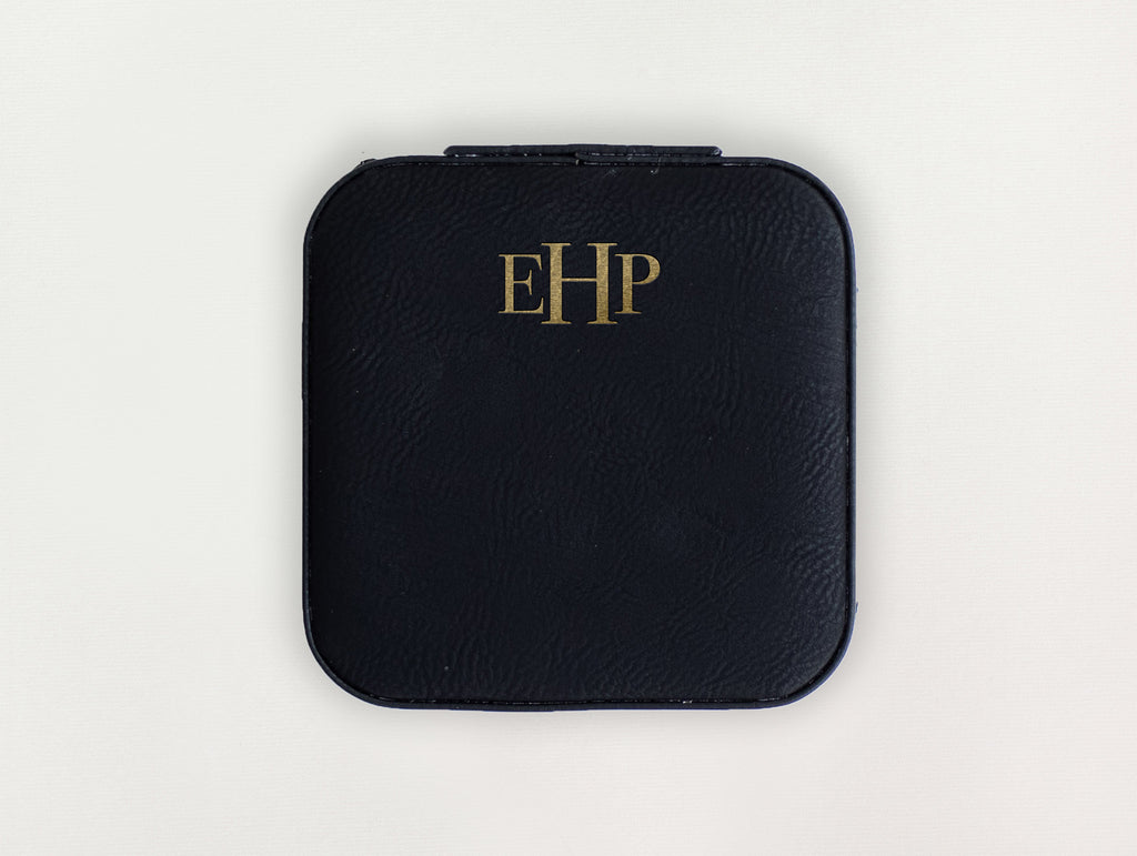Custom Jewelry Box - Monogram Serif