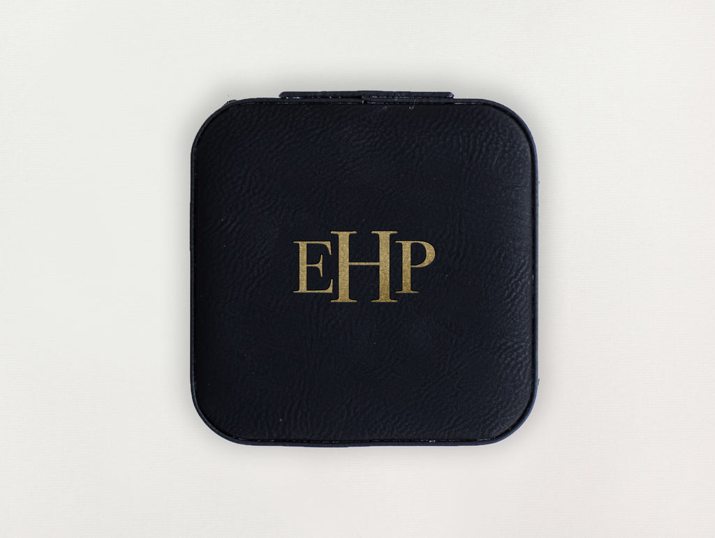 Custom Jewelry Box - Monogram Serif