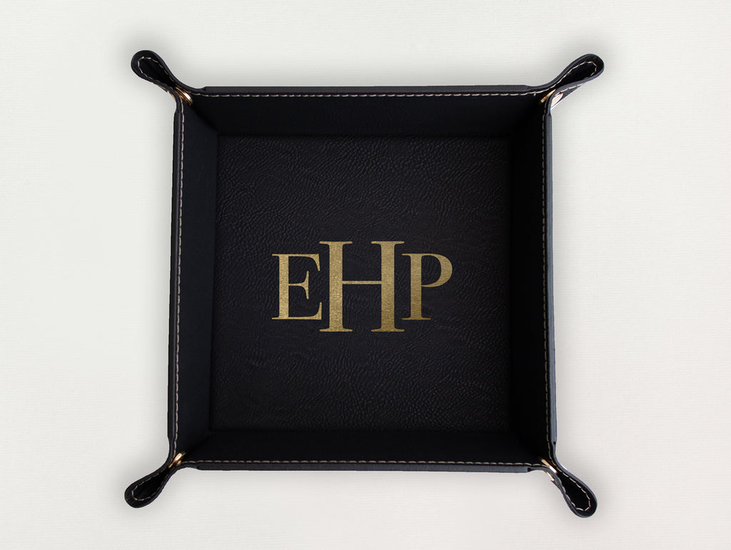 Valet Tray - Monogram Serif