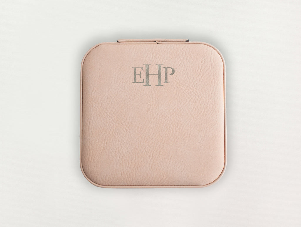 Custom Jewelry Box - Monogram Serif