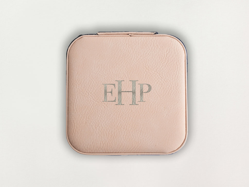 Custom Jewelry Box - Monogram Serif