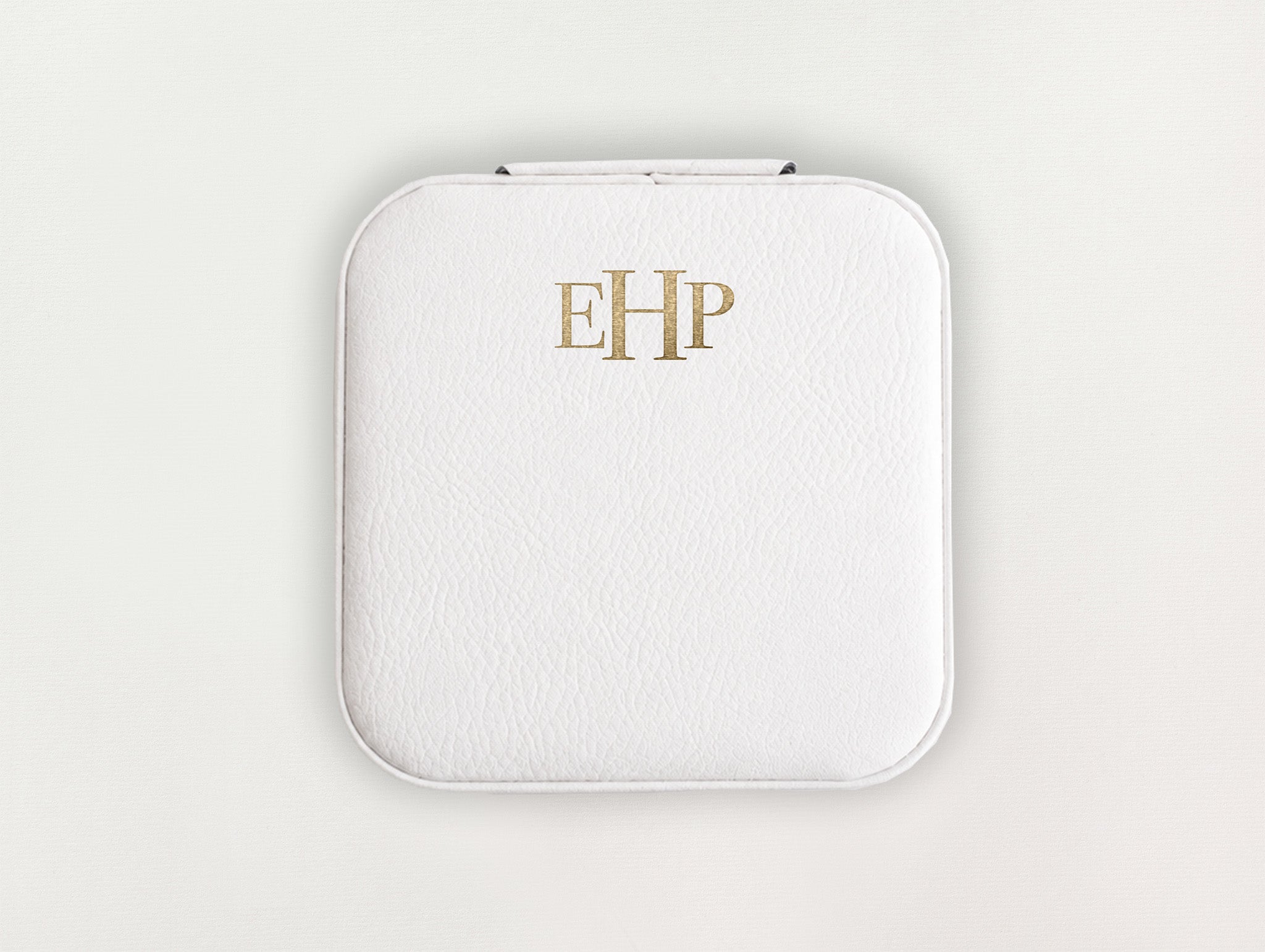 Custom Jewelry Box - Monogram Serif