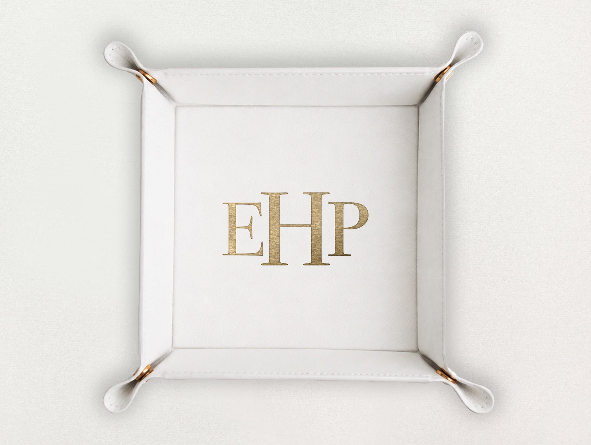 Valet Tray - Monogram Serif