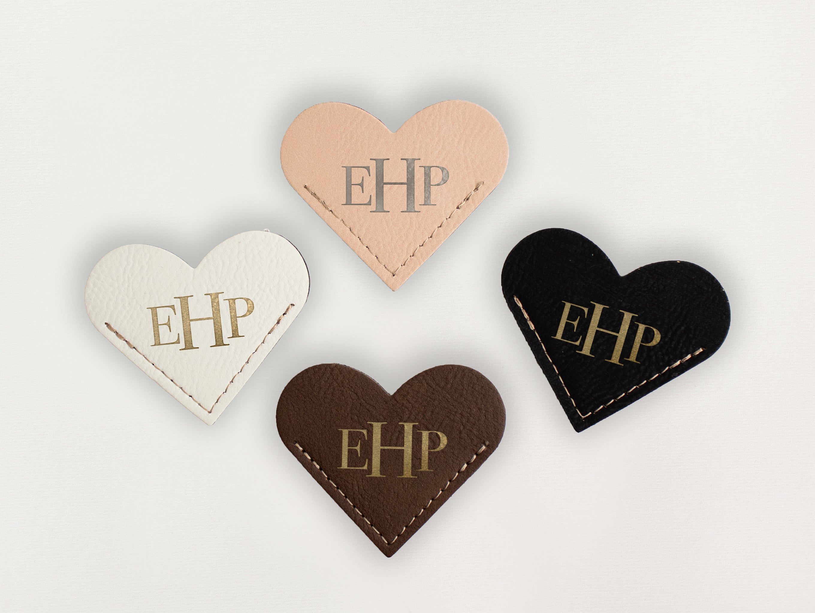 Heart Bookmark - Monogram Serif