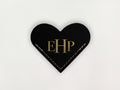 Heart Bookmark - Monogram Serif