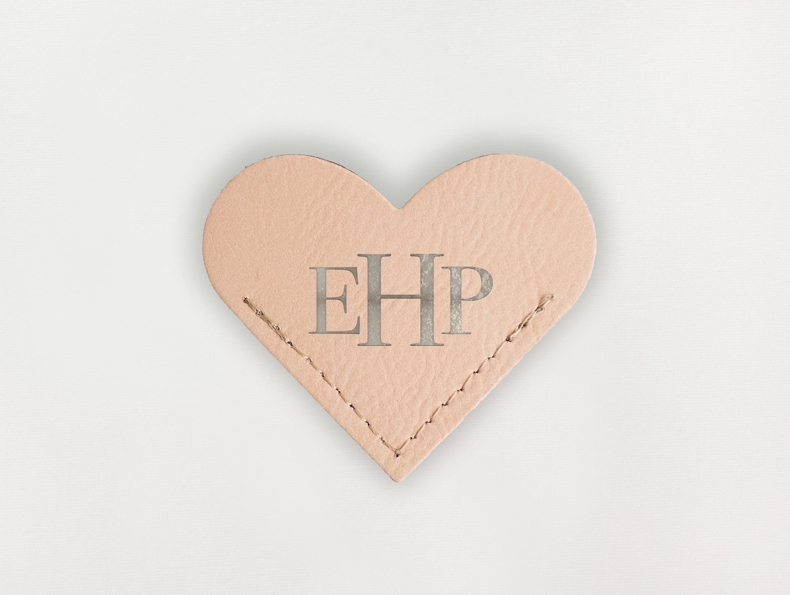 Heart Bookmark - Monogram Serif