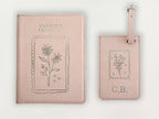 Passport Holder - Flower Stamp