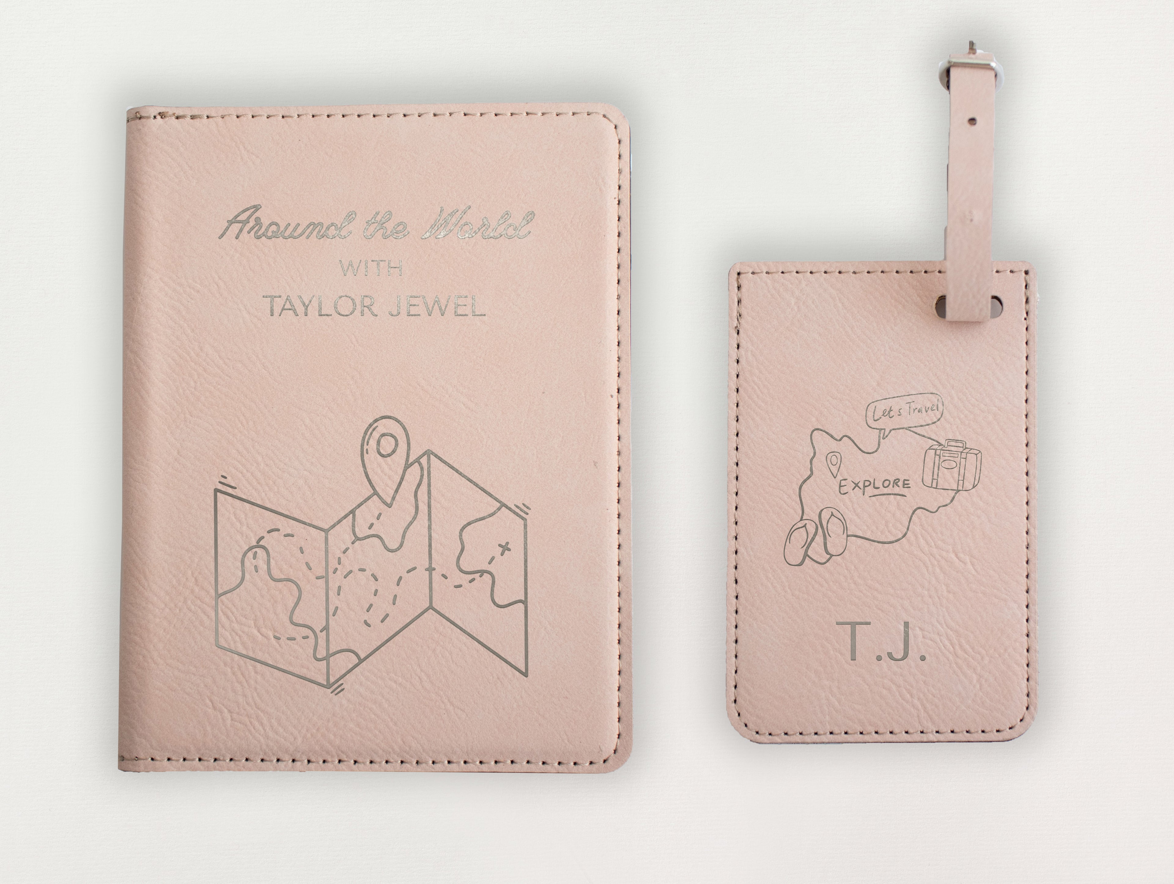 Luggage Tag - World Map