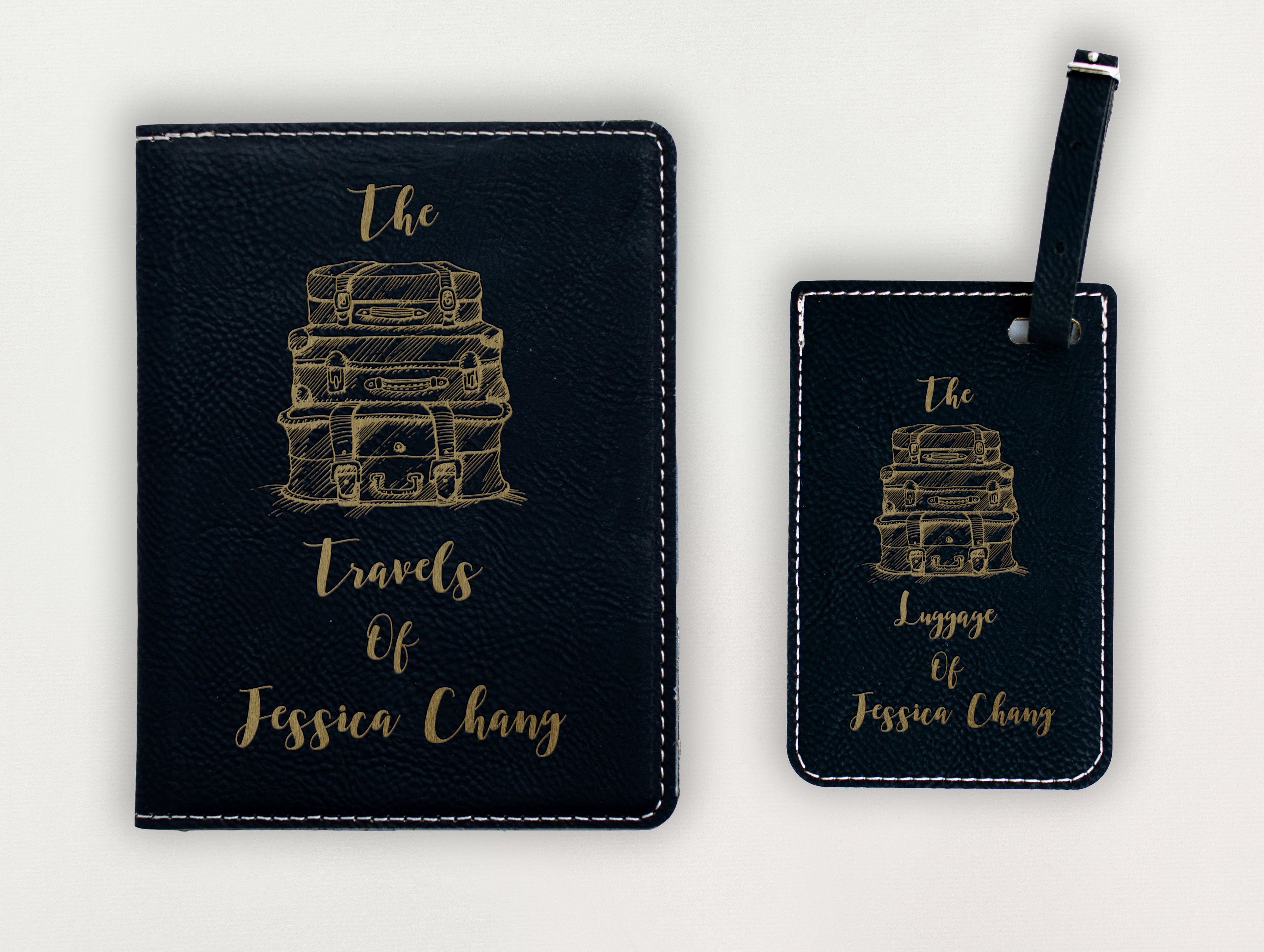 Passport Holder - Vintage Luggage