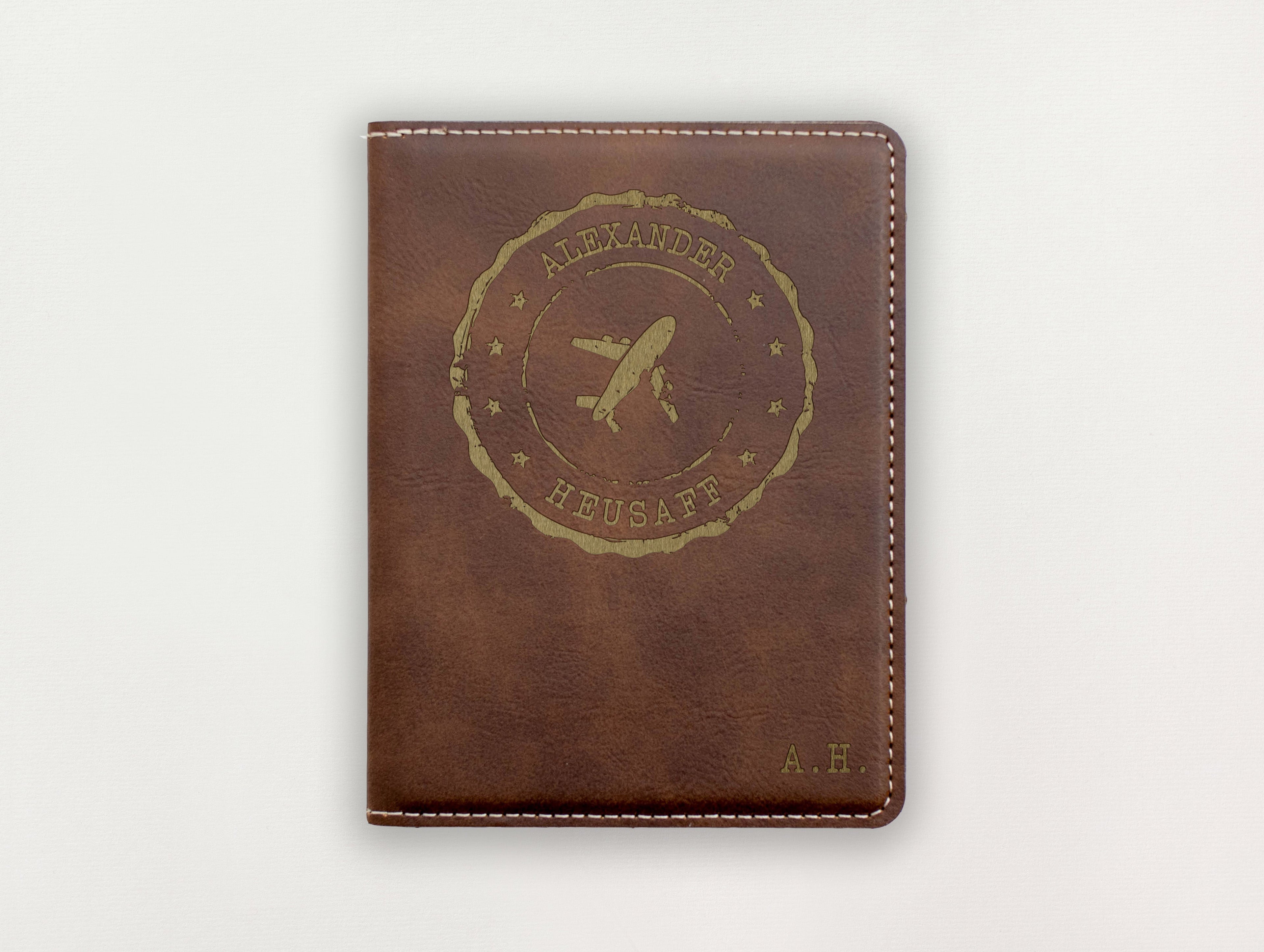 Passport Holder - Vintage Plane