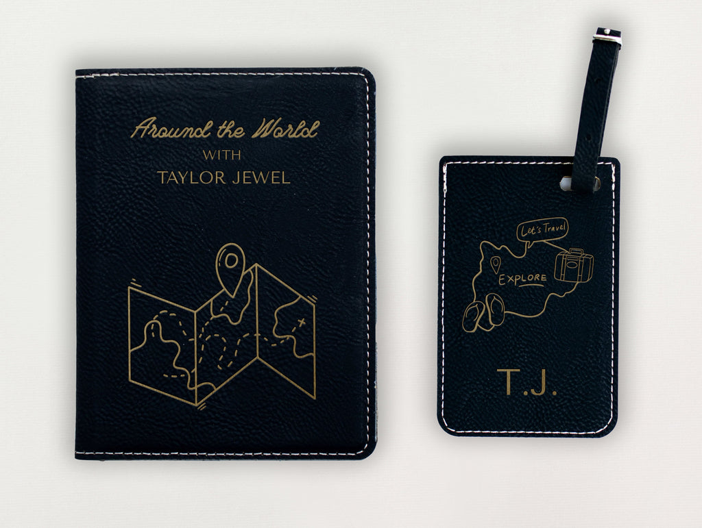 Luggage Tag - World Map