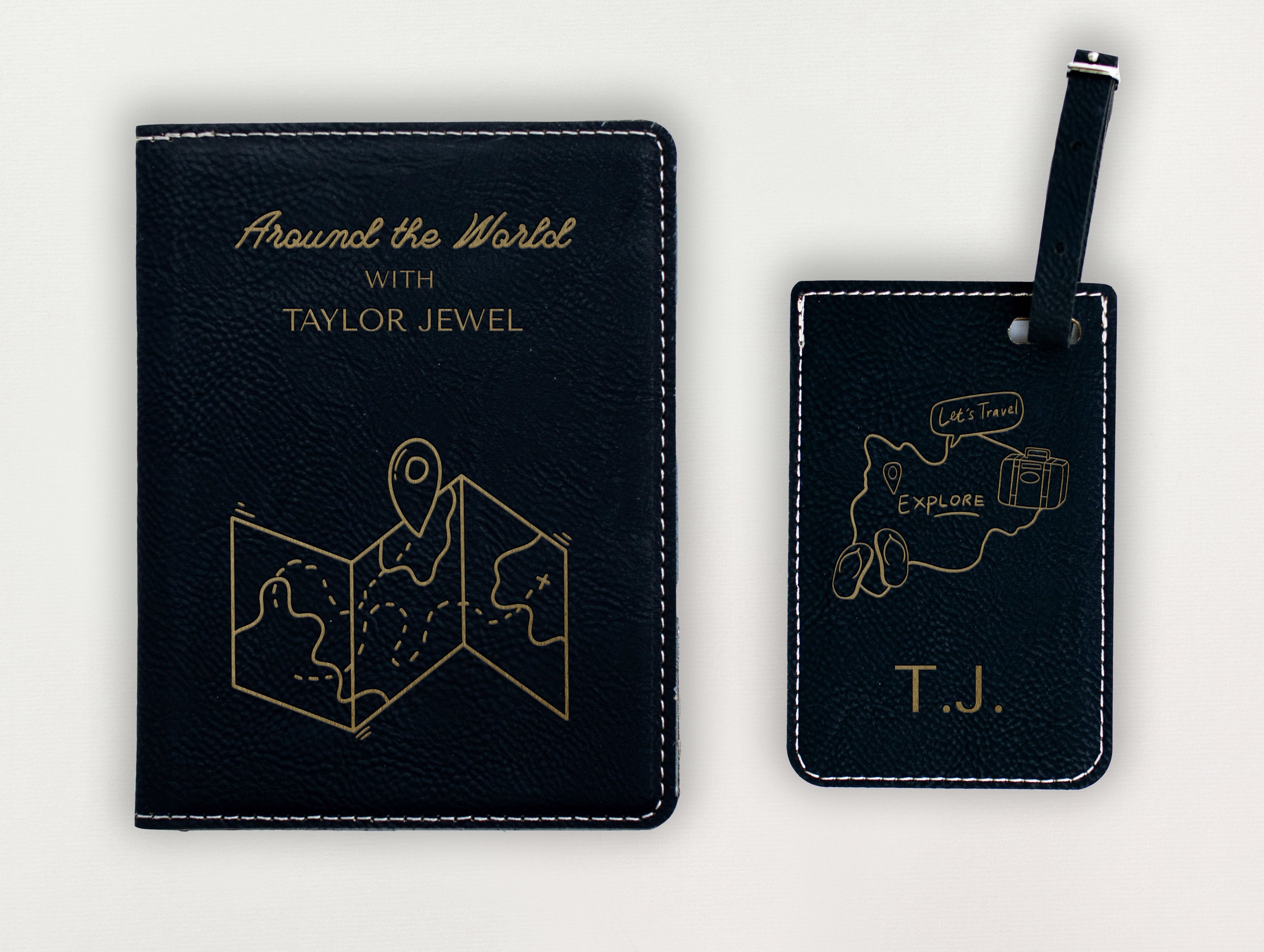 Luggage Tag - World Map