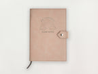 Custom Leather Journal - Rainbow Notes