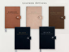 Custom Leather Journal - Notes
