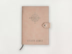 Custom Leather Journal - Compass