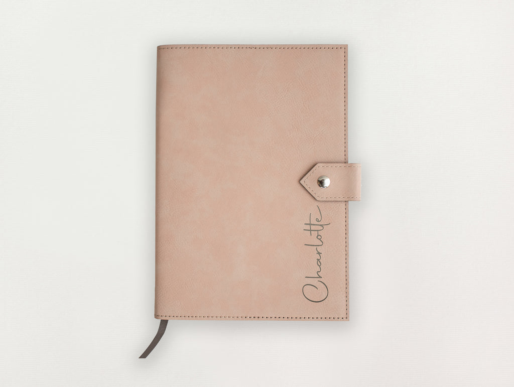 Custom Leather Journal - Handwritten Name