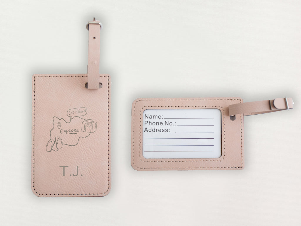 Luggage Tag - World Map
