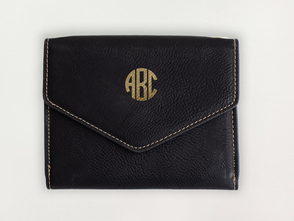 Custom Wallet - Block Monogram