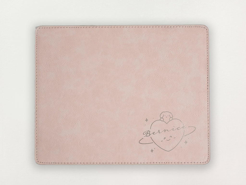 Custom Mousepad - Dog and Heart