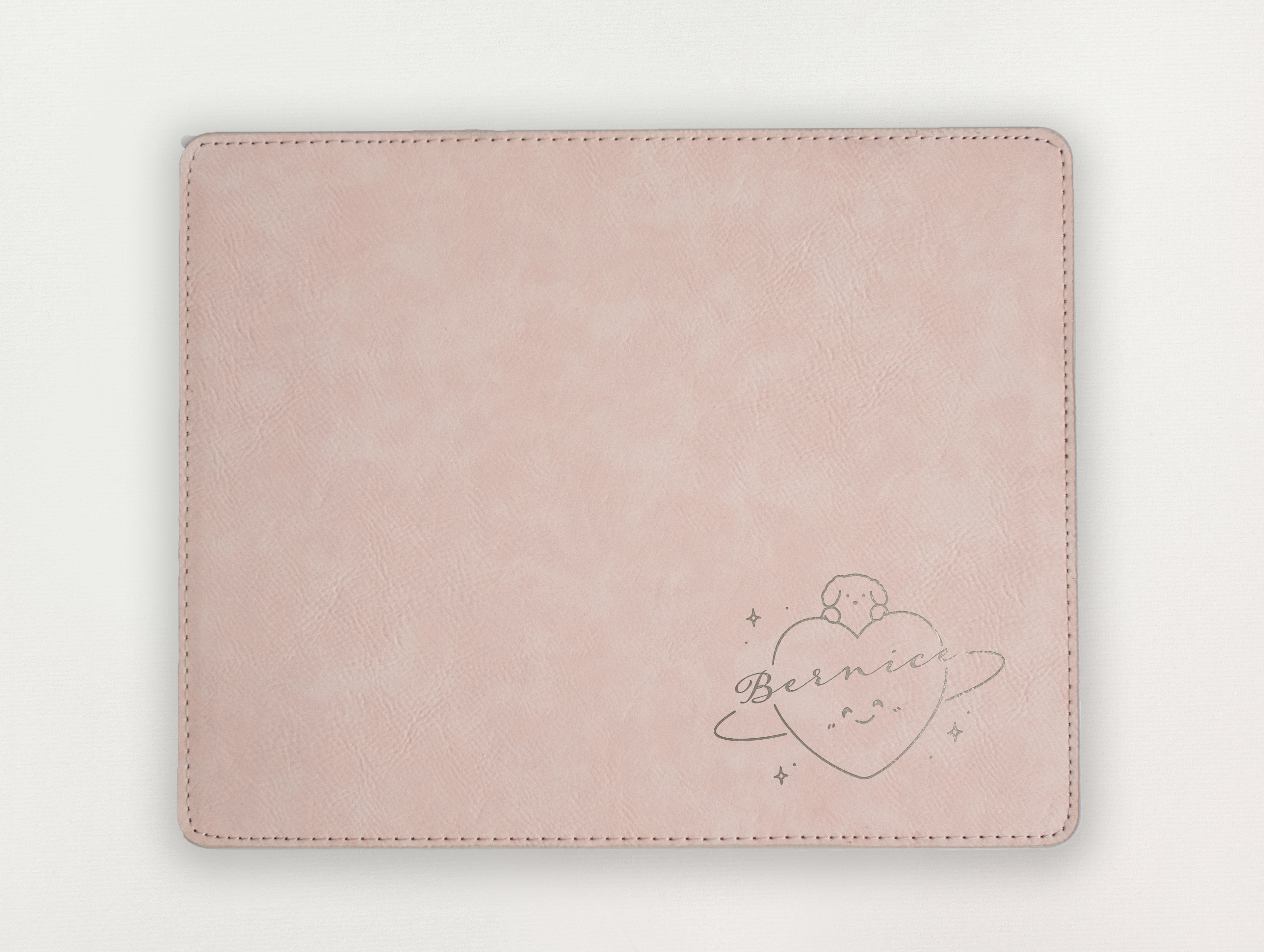 Custom Mousepad - Dog and Heart