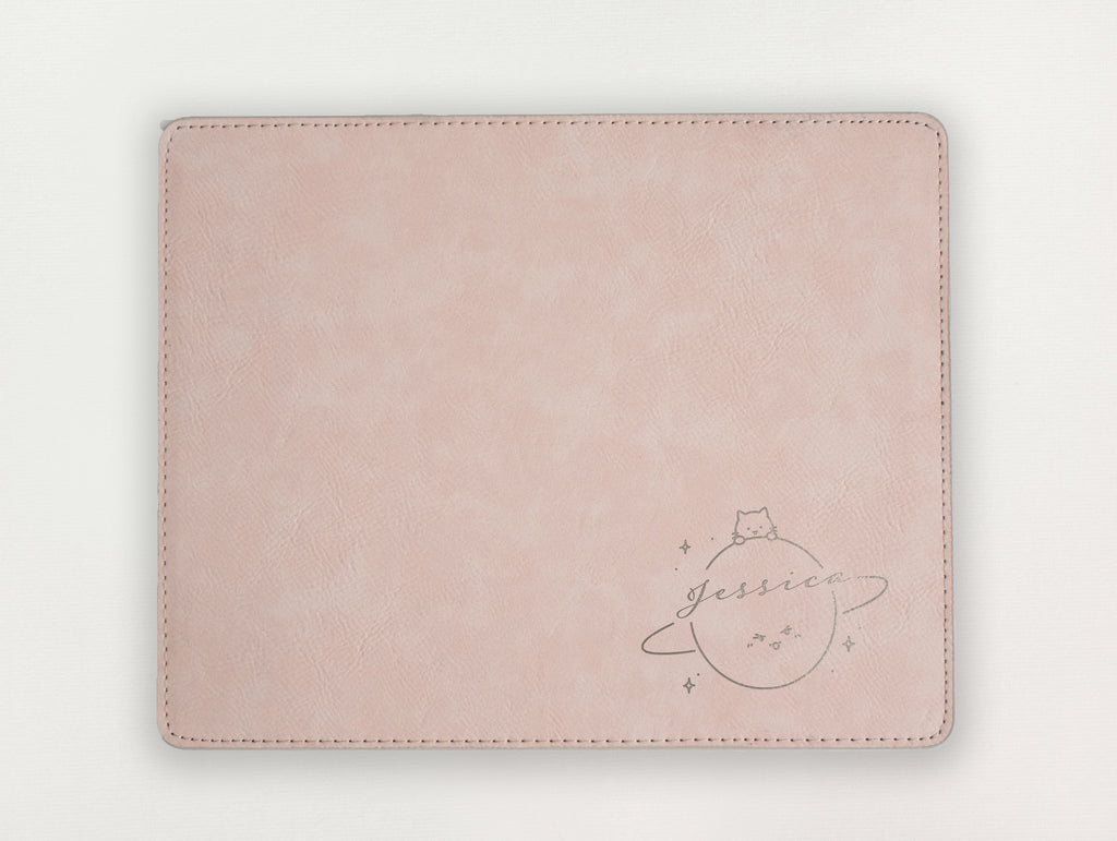 Custom Mousepad - Cat and Planet