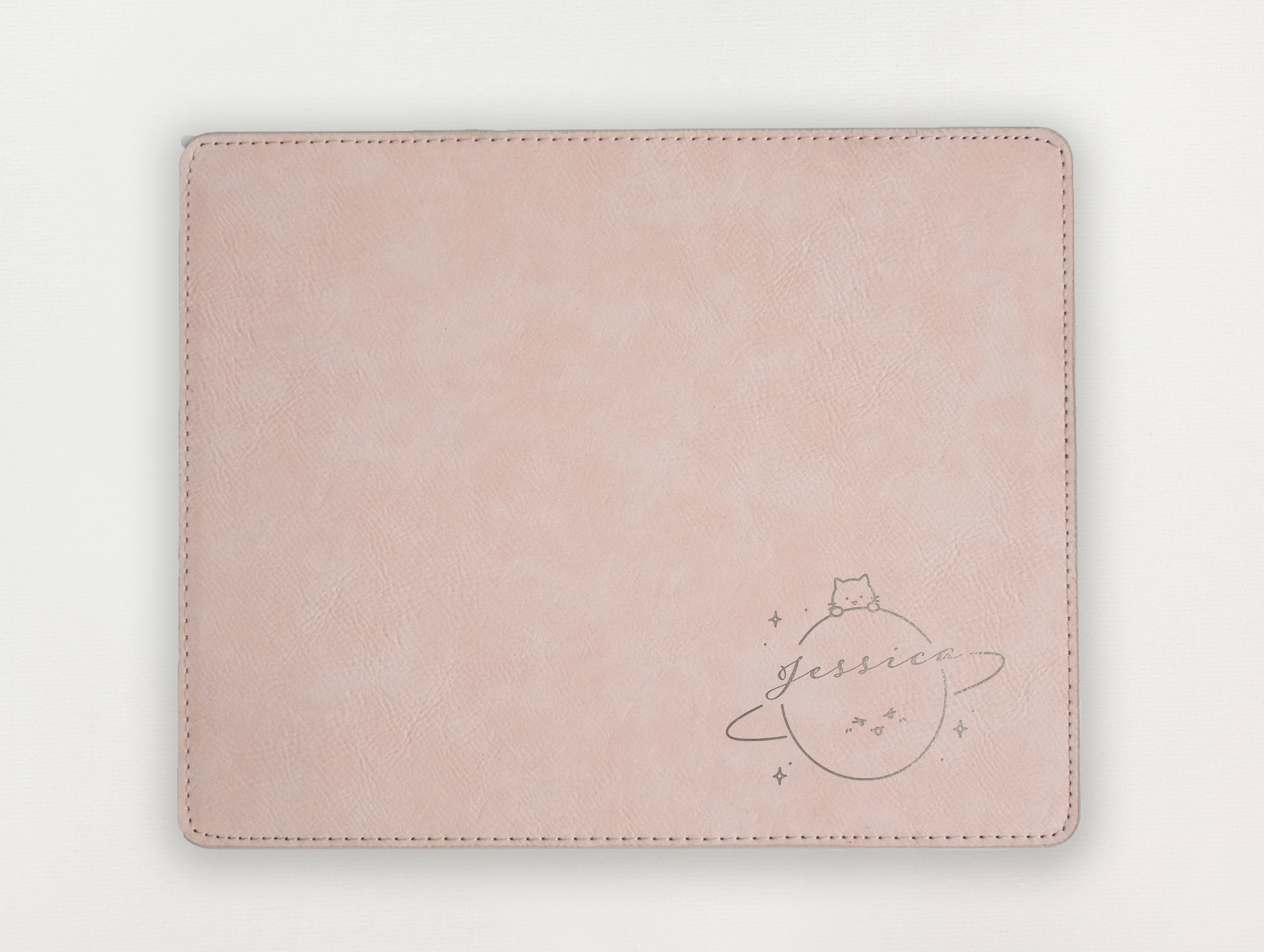 Custom Mousepad - Cat and Planet