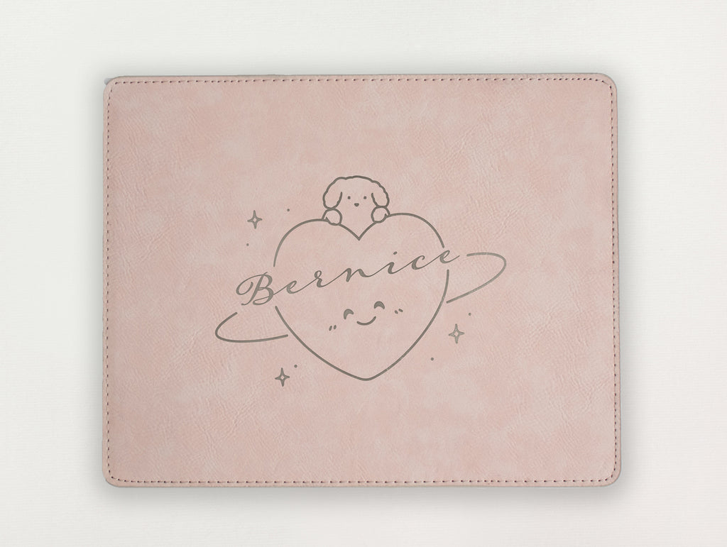Custom Mousepad - Dog and Heart