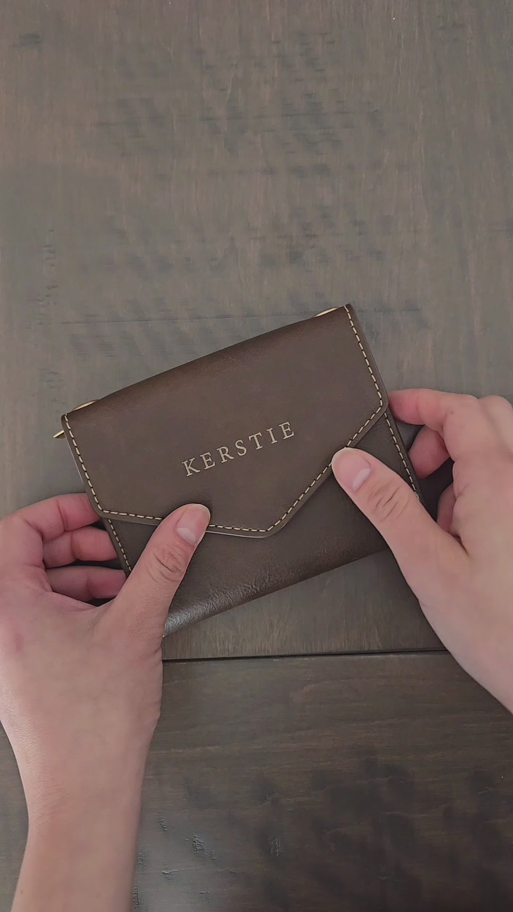 Custom Wallet - Tiara Initials