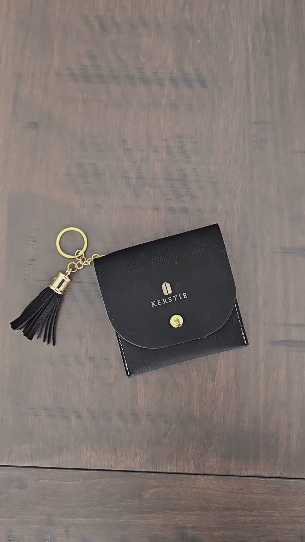 Custom Travel Wallet - Tiara Initials