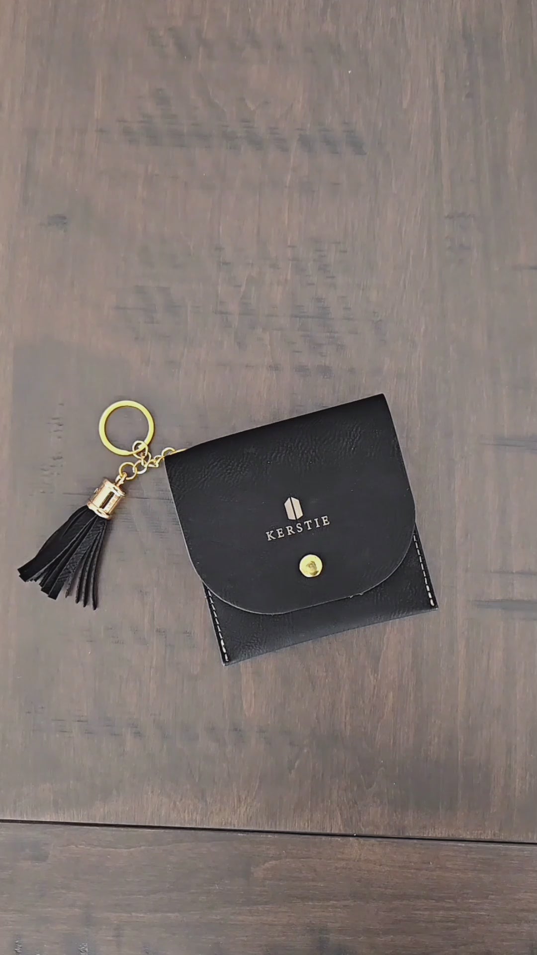 Custom Travel Wallet - Tiara Initials