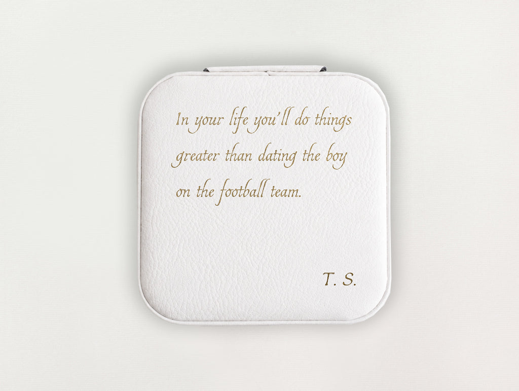 Custom Jewelry Box - Quote