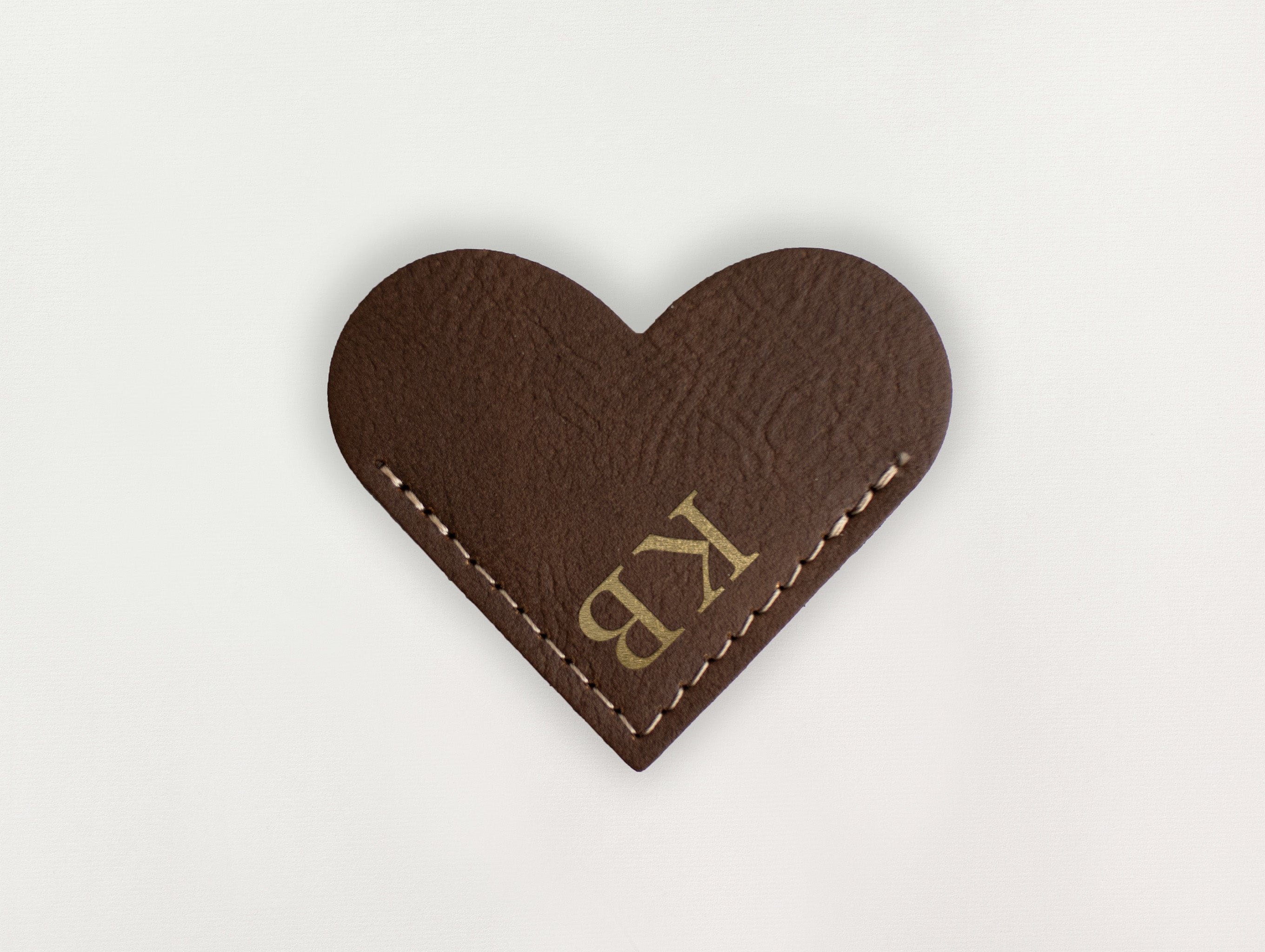 Heart Bookmark - Serif Initial