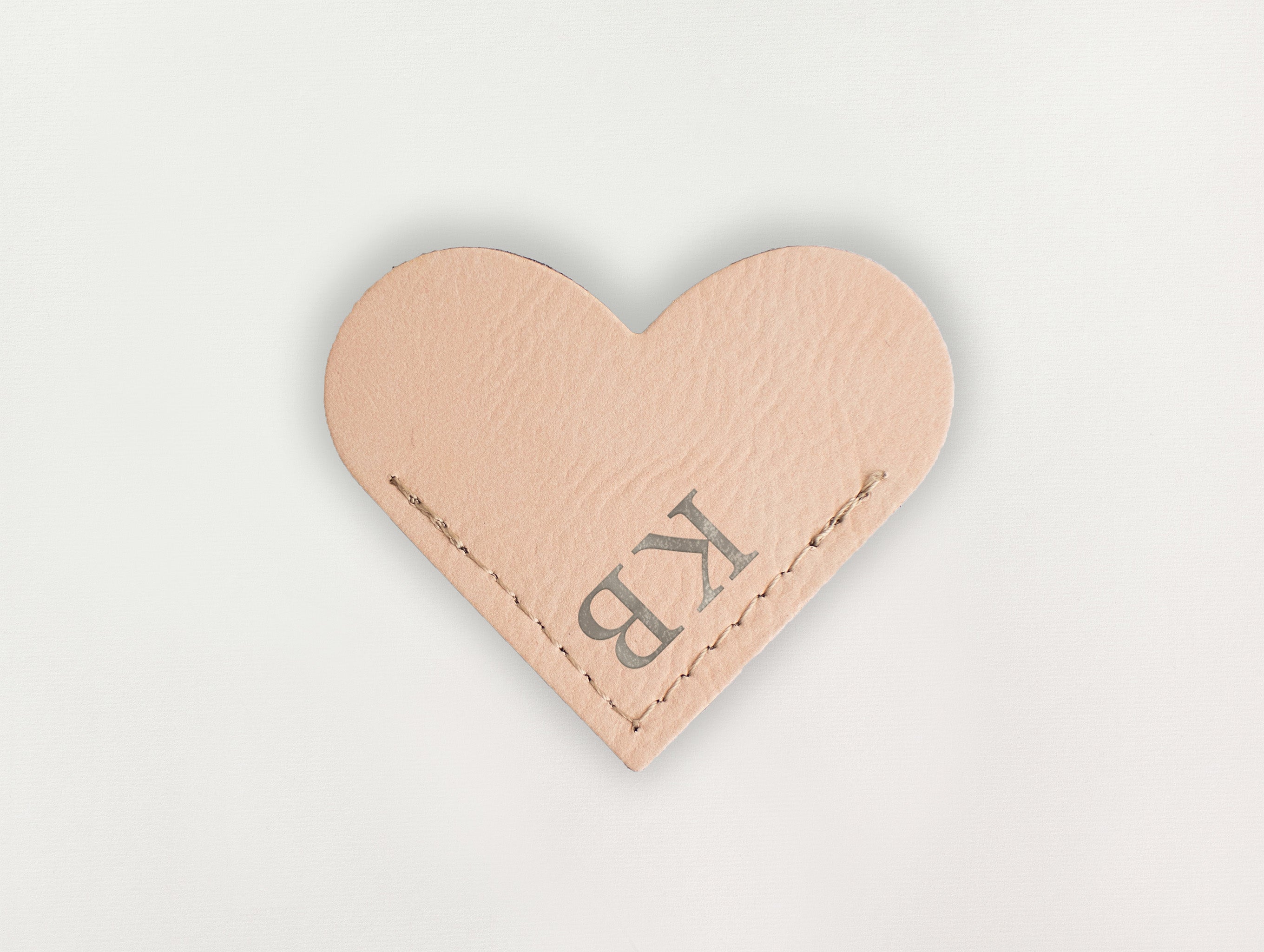Heart Bookmark - Serif Initial