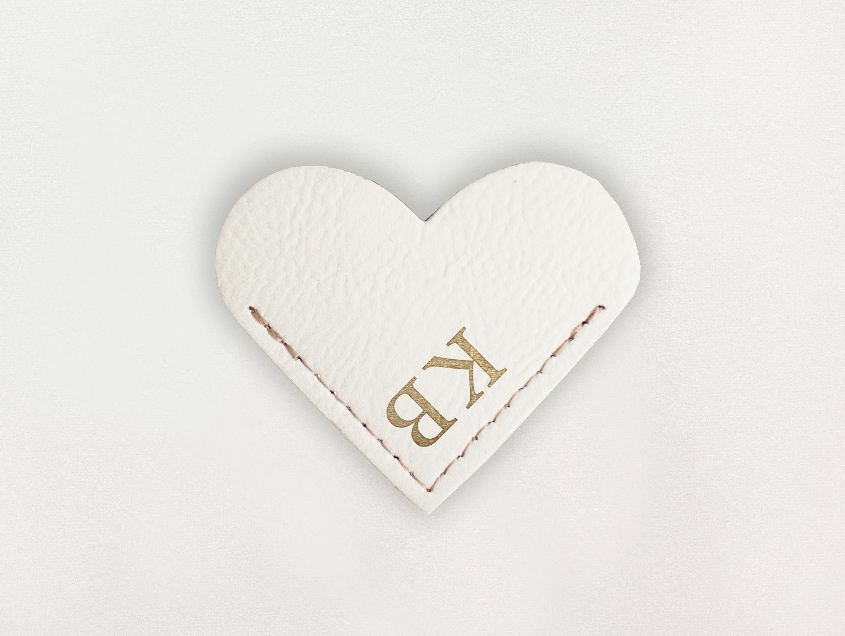 Heart Bookmark - Serif Initial