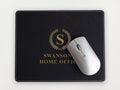 Custom Mousepad - Laurel Wreath Initial and Name